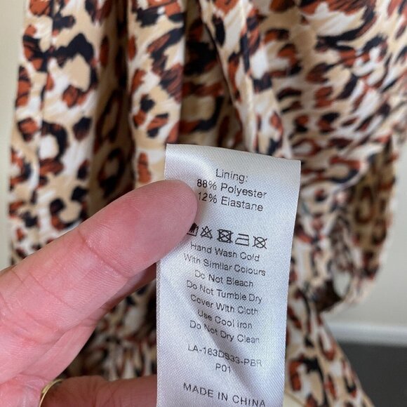Lavish Alice One Shoulder Animal Print Belted Mini Dress - Picture 9 of 12